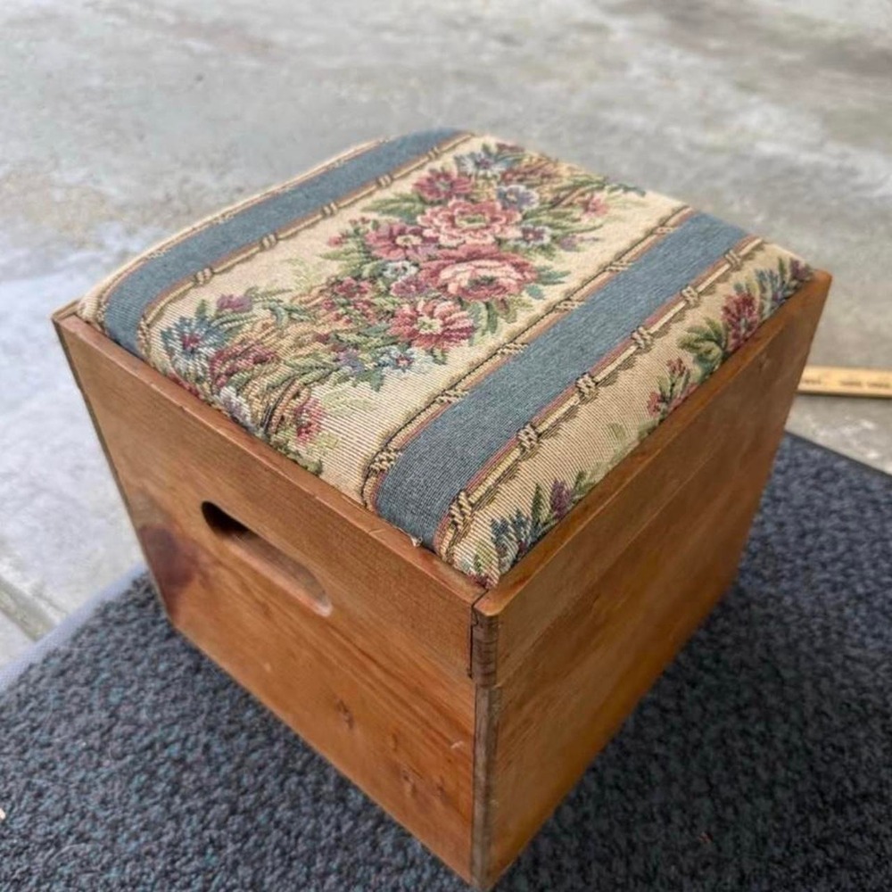vintage footstool